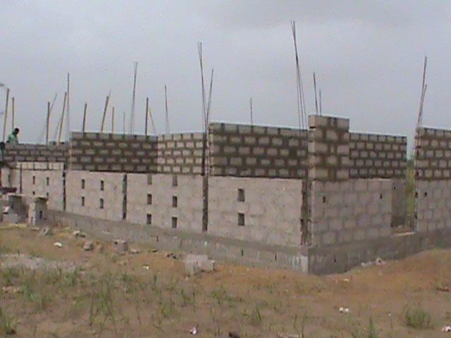 deporte y desarrollo - obras de construcción del centro de Grand-Bassam 029