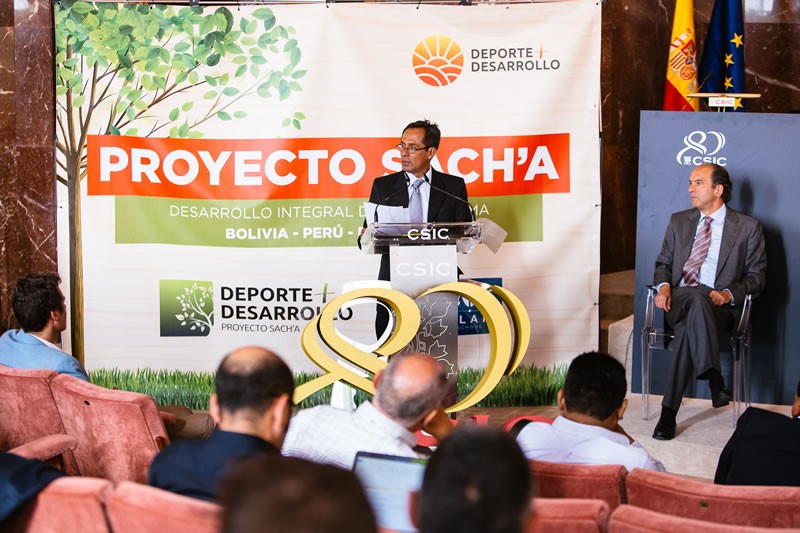 Exitosa presentación oficial del Proyecto Sach’a en Madrid