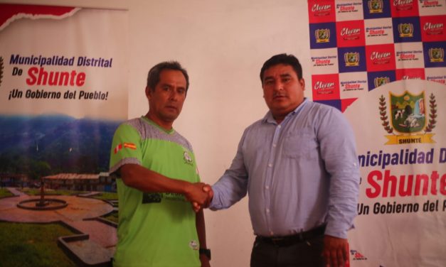 Acuerdo Deporte y Desarrollo con la municipalidad de Shunte (Perú)